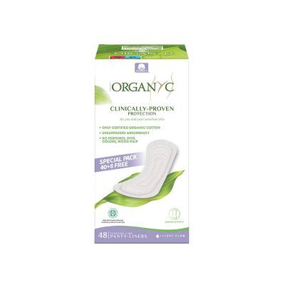Прокладки на каждый день (1 капля) 48шт, Organyc